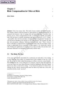 Ethics / Psychological resilience / John Adams / Probabilistic risk assessment / Value at risk / Cultural Theory of risk / Risk / Probability / Actuarial science