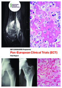 ESF EUROCORES Programme  Pan-European Clinical Trials (ECT) Final Report  European Science Foundation (ESF)