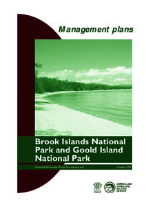 Brook islands national park and Goold island national park