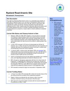 Ryeland Road Arsenic Site