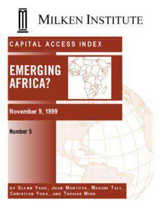 CAPITAL ACCESS INDEX  EMERGING