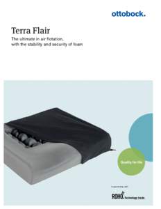 Terra Flair  The ultimate in air flotation, with the stability and security of foam  REV