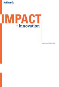 Impact et innovation  Rapport annuel[removed]