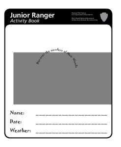 Junior Ranger Activity Book: Muir Woods National Monument
