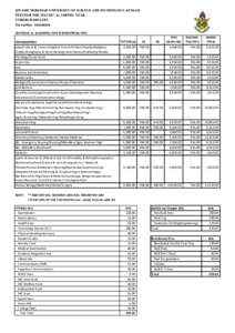 KWAME NKRUMAH UNIVERSITY OF SCIENCE AND TECHNOLOGY, KUMASI FEES FOR THEACADEMIC YEAR UNDERGRADUATES FEE PAYING - FRESHMEN  B2