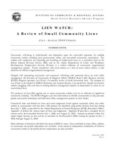 Microsoft Word - Lien Watch Jul-Aug 2008.doc