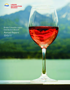 British Columbia Liquor Distribution Branch Annual Report[removed]