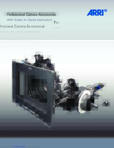 Professional Camera Accessories ARRI Quality for Digital Applications Downloaded from www.Manualslib.com manuals search engine  MB-20 MATTEBOX