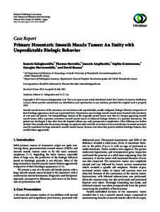 Hindawi Publishing Corporation Case Reports in Obstetrics and Gynecology Volume 2013, Article ID[removed], 3 pages http://dx.doi.org[removed][removed]Case Report