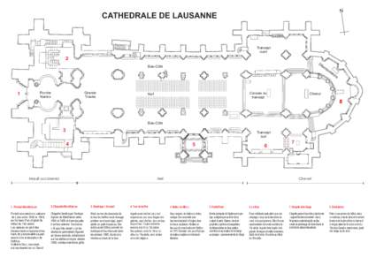 N  CATHEDRALE DE LAUSANNE Transept nord