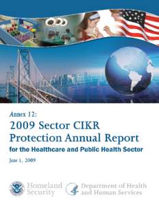 Sector CIKR Protection Annual Report for the Healthcare and Public Health Sector