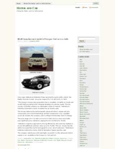 Home  Search About the Motor and Car Information Feeds: 