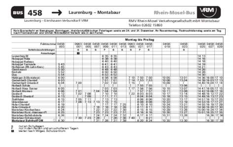 Q Laurenburg - MontabaurRhein-Mosel-Bus  Ã