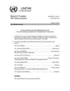 Microsoft Word - Final Report of the Rabat 2007 Special Session_final.doc