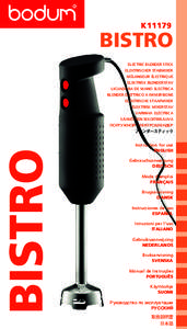 BISTRO  K11179 BISTRO ELECTRIC BLENDER STICK
