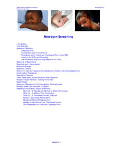 TDH Division of Laboratory Services Directory of Services Revised[removed]Newborn Screening
