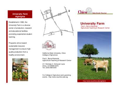 Zoology / Farm / Chico /  California / Sheep / Agriculture / Human geography / University Farm / University of Nottingham