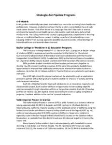Microsoft Word - Strategies for Pipeline Programs.doc