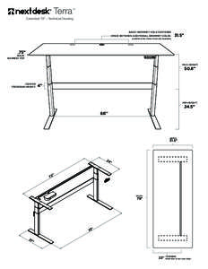 Terra  tm Extended 79” - Technical Drawing