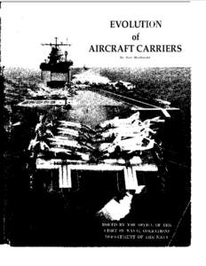 EVOLU of AIRCRAFT CARRIERS By Scot MacDonald  FOREWORD