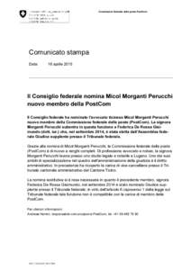 Microsoft Word - Medienmitteilung-Ernennung RA Micol Morganti Perucchi-20150416_IT