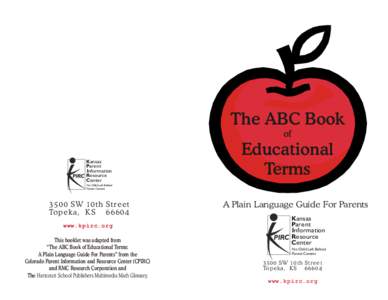 The ABC Book of Kansas Parent Information Resource