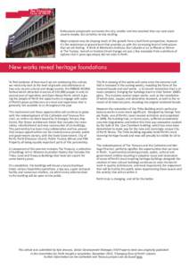 Enthusiasm and growth surrounds this city; smaller and less resolved than our east coast cousins maybe, but certainly no less exciting. Major projects may be shaping much of this growth from a built form perspective, how