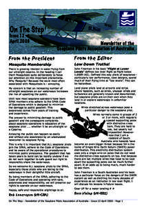 R  On The Step Issue 12 April[removed]Seaplane