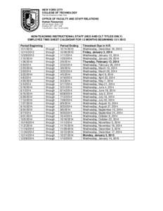 Microsoft Word - Draft Non-Teaching Instructional Timesheet Submission Calendar