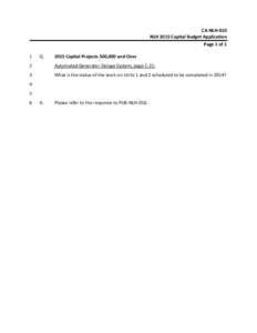 CA‐NLH‐010  NLH 2015 Capital Budget Application  Page 1 of 1  1   Q. 