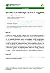 Biodiversity Data Journal 2: e1018 doi: [removed]BDJ.2.e1018