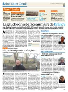 Seine-Saint-Denis  Le Parisien / Samedi 15 février 2014 II