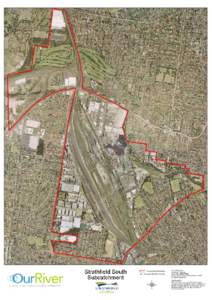 Cooks River Sustainability Initiative - Subcatchment Strathfield South - Maps - Aerial - A3.png
