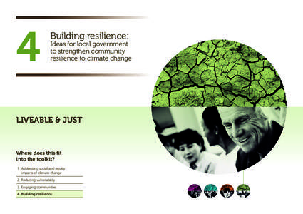 4  Building resilience: Ideas for local government to strengthen community
