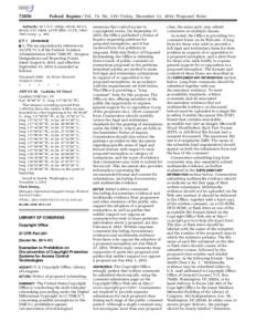 [removed]Federal Register / Vol. 79, No[removed]Friday, December 12, [removed]Proposed Rules Authority: 49 U.S.C. 106(g), 40103, 40113, 40120; E.O[removed], 24 FR 9565, 3 CFR, 1959–