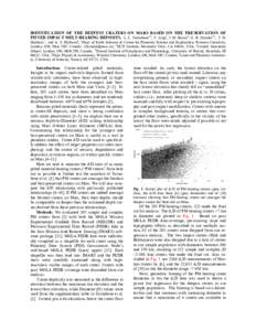 Microsoft Word - Tornabene_et_al_2014_PCC_d_D_pitted_material_craters_v1.doc