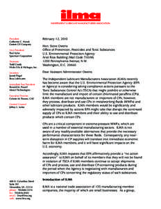 Chemistry / Arcade system boards / Capcom / Chlorinated paraffins / Extreme pressure additive / CPS / Toxic Substances Control Act / CP System / CP / Technology / Independent Lubricant Manufacturer Association / Lubricants