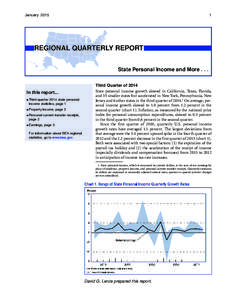 Regional Quarterly Report