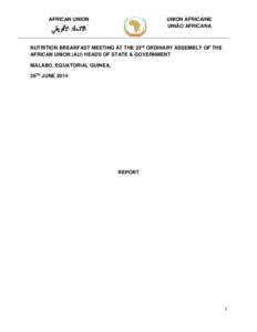 Political geography / United Nations General Assembly observers / Africa / Addis Ababa / African Union / Nutrition / Malnutrition / Lesotho / David Nabarro / Health / Humanitarian aid / United Nations