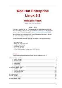 Red Hat / Cross-platform software / NetworkManager / Red Hat Enterprise Linux / Linux kernel / Debian / Linux / RPM Package Manager / Software / Computing / Computer architecture