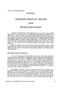 Section Ill:  Welcoming Visjtors