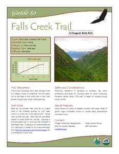 Guide to  Falls Creek Trail in Chugach State Park