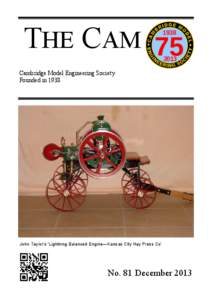 THE CAM[removed]Cambridge Model Engineering Society