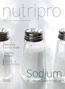 nutripro Nestlé Professional Nutrition Magazine NUMBER[removed]l l