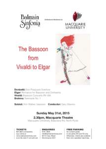 Orchestra-in-Residence at  The Bassoon from Vivaldi to Elgar