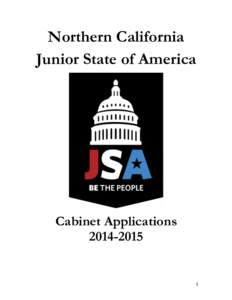 Northern California Junior State of America Cabinet Applications[removed]