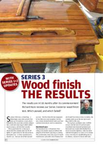 MARINE WORKSHOP WOOD FINISHES SERIES 3  WITH 2 SERIES 1+ Updates