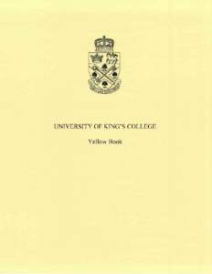 The University of King’s College Code of Conduct