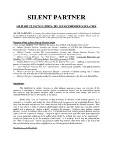 Investment / Pension / Personal finance / The Pension /  Disability and Carers Service / Retirement / Employment / Economics / Finance / Employee Retirement Income Security Act / Pensions in the United Kingdom / Financial services / Employment compensation