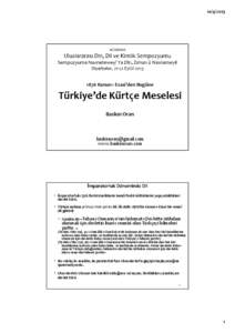 Microsoft PowerPoint - Nubihar Diyarbakır[removed]Dil-Din-Kimlik Son.ppt [Read-Only] [Compatibility Mode]